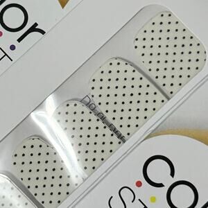 New Color Street “Do or Dot” Tiny Polka Dot Clear Overlay Nail Strips
